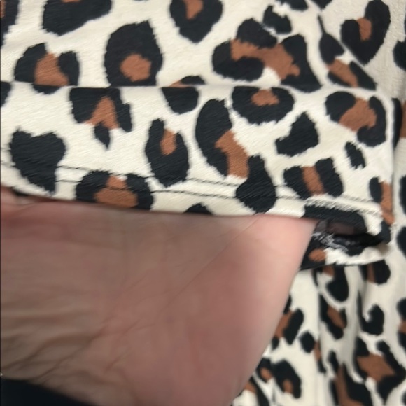 Leopard Print Open Front Cardigan - Picture 3 of 5